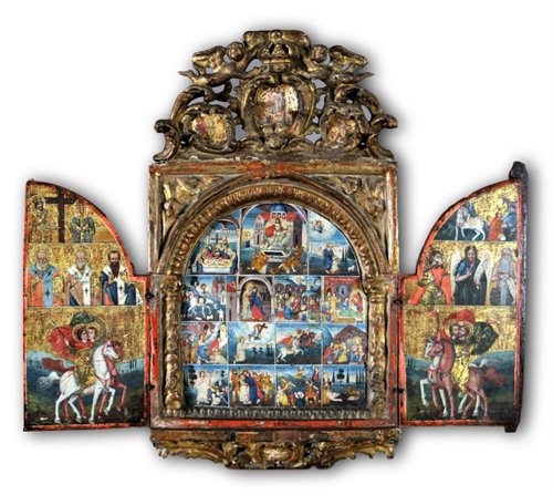 Medieval Triptych, Southern Greece